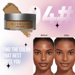 MLSMILE Pearl Light Loose Powder Light Fixing Matte Powder Body High-light puuder veekindel ja higistamisvastane Oil Control fikseeritud meigipuuder 04