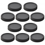 10 tk 86 mm laia suuga purgi kaanega silikoontihend &otilde;hukindel toiduklassi BPA vaba raskeveokite lekkekindel v&auml;rviline universaalne &uuml;mmargune tass saab katta must