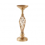 Twist Disain k&uuml;&uuml;nlahoidja Euroopa stiilis Elegantne kerge ja luksuslik k&uuml;&uuml;nlavalgel alus kodukaunistusega S kuld