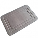 Vaip kiiresti kuivav Coral Velvet uksematt Libisemisvaba vett absorbeeriv m&auml;luvahuga vannimatt kodutarbed helehall v&auml;rv