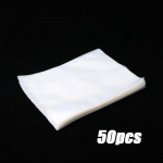 K&ouml;&ouml;gi vaakumkotid toiduainete vaakumtihendi pakkimismasina jaoks toidu s&auml;ilituskott BPA-vaba k&ouml;&ouml;gitarvikud 17 * 25 cm 50pcs valge