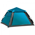 V&auml;listingimustes kasutatav automaatne kiirtelk Veekindel matkatelk 3-4 inimesele koheselt seadistatav telk taevasinine v&auml;rv