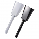 Kahe komplektiga lehmakell koos k&auml;epidemem&uuml;ra tekitajatega sportlikuks jalgpallim&auml;ngudeks, rant&scaron;o spordi&uuml;rituste peol 25x7.7x4.3cm must valge v&auml;rv