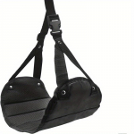 1 tk Lennuki jalatugi Kontori rippuv Reguleeritav Lihtne jalg v&otilde;rkkiik Aksessuaarid Lauajalgade taburet Auto reisijalgade jalapadi must