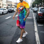 Suvine meeste kaheosaline 3D m&auml;ngukontroller l&uuml;hikeste varrukatega l&uuml;hikeste p&uuml;kste komplekt meeste jooksmiseks, vaba aja peotantsu komplekt meeste riietus XXL