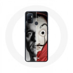 Oppo A53 Case La casa de papel Berlin Mask Split