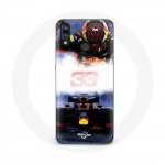 Huawei P20 Lite Formula 1 Max Verstappen F1 Driveri &uuml;mbris, must punane ja kollane