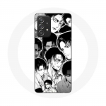 Coque pour Samsung Galaxy A33 5G Attaque des Titans Manga Levi Ackerman