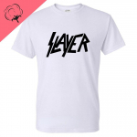 Metal Band Ts&auml;rk Fashion Slayer Print Unisex T-s&auml;rk WoUnisex Unisex vabaaja l&uuml;hikeste varrukatega topid Ropa Graphic T-s&auml;rgid Topid Tee L