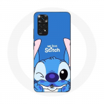&Uuml;mbris Xiaomi Redmi Note 11 4G Stitch jaoks armas sinine taust