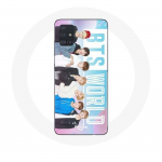 Coque pour Samsung Galaxy A71 Bangtan Gar&ccedil;ons BTS WORLD Jeu vid&eacute;o