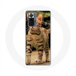 Coque pour Xiaomi Redmi Note 10 Pro Bengal Race de chats dessin Anim&eacute;