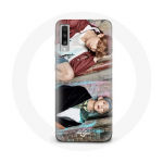 Coque pour Samsung Galaxy A70 BTS Kim Taehyung Et Jungkook Taekook Teaser Not Today You Never Walk Alone
