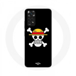 &Uuml;mbris Xiaomi Redmi Note 11 4G One Piece Manga Skull must taustaga