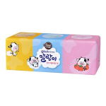Shower Mate Soft Cow Bubble Bath Bomb 3-piece set, 80g, 1 set