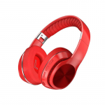 8D Hifi k&otilde;rvaklapid Bluetooth k&otilde;rvaklapid K&otilde;rvapealsed Stereo Juhtmeta peakomplekt Pehmest nahast k&otilde;rvaklapid Sisseehitatud mikrofon PC/Mobiiltelefonide/TV jaoks punane