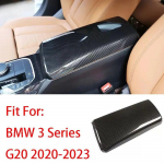 Car Arm Storage Center Box Armrests switch panel trim cover carbon styling For BMW 3 Series E90 E91 E92 E93 F30 F32 F34 G20 3 Series 2020-22