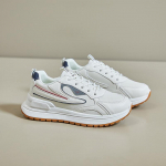 Tursked tossud naistele Moeplatvormiga PU-nahast vabaaja jooksujalatsid Mugavad kiilk&auml;imise sporttossud, n&ouml;&ouml;riga kinnituvad naiste tennised 35