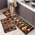 1 tk Spices tr&uuml;kitud k&ouml;&ouml;givaip Pehme imav v&auml;simusvastane libisemisvastane masinpestav veekindel matt elutuppa magamistuppa pesuk&ouml;&ouml;ki 160*200cm