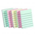 4 tk Kleepuvad sedelid Triibuline Isekleepuv libisemisvastane 400 lehte Suurep&auml;rane kleepuvus Erinevad suurused Sujuv kirjutamine Memoplokid Kolledži kooli kontoritarbed S