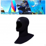 Sukeldumiswetsuit Adults Surfing Thermal Hat Black L