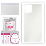 apgo MATTE Protective Skin Sticker for the back compatible with Cubot C30, Wrap Film, Hydrogel Film, Flexible, Soft TPU with positioning layer easy in