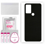 apgo Protective Skin Sticker for the back compatible with Sharp Aquos V6, Wrap Film, Foil, Vinyl - Pattern Matrix