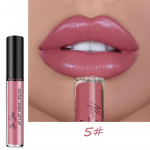 Allen shaw Creme Cream Lip Gloss Long Lasting Waterproof Non-stick Cup Lipstick 5#