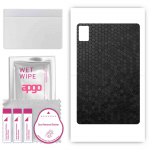 apgo skin sticker film foil vinyl for the BACK compatible with Doogee T20S, scratch-resistant, easy to install - Black Honeycomb