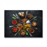 Herbs and Spices for Cooking, Canvas Art Posters and Prints, Kitchen Paintings on the Wall Art, HD Pictures, Cuadros Decor 21x30cm No Framed
