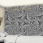 Ps&uuml;hhedeelse peap&ouml;&ouml;rituse joonmustriga seinavaibad, 3D-printimine, hipi n&otilde;iakunsti mandala kodukaunistus 95x70CM
