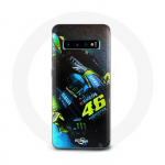 Coque pour Samsung Galaxy s10 plus Valentino Rossi Pilote de course Moto GP