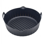 Paksendatud &uuml;mmargune &otilde;hufrit&uuml;&uuml;ri matt silikoonist k&uuml;psetuspanni sisemine vooder k&uuml;psetuspann Multifunktsionaalne soojust isoleeriv silikoonplaat 21*21*7.5cm must