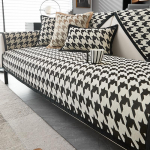 Nordic Houndstooth diivanipadi, k&otilde;rgekvaliteediline libisemiskindel m&auml;&auml;rdumiskindel padi seljatoe r&auml;tik Four Seasons universaalne tolmukindel diivanikatte riie 70*70cm
