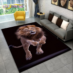 Uus Dream Lion Animal 3D ala vaip, suur, vaipvaip elutoa diivani uksemati kaunistamiseks, Kid Play libisemiskindel p&otilde;randamatt 40x60cm