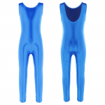 T&uuml;drukute v&otilde;imlemistrikood Varrukateta l&auml;ikiv balletitrikoo Sportlik kombinesoon Unitard tantsuriided 3-4 Years helesinine v&auml;rv