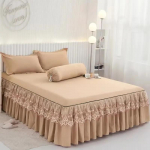 3 tk Voodikate Pitsi Komplekt Pitsist Seelik Voodikate Kodutekstiil &Uuml;hev&auml;rviline Voodiseelik Magamistoa Kate Voodikatted Linad Tolmukate Voodipesu 2PCS envelope pillow