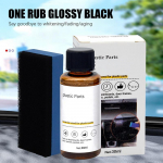 30ml Siseplastist osade protekteerimisvahend Crystal Coating Wax Renewed Plastic Restore Kauakestev Vedel autohooldus