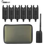 Juhtmevaba digitaalne kalap&uuml;&uuml;gialarmi komplekt Fishing Bite Sound Alert Kit Muudetava v&auml;rviga LED-alarm 3 Fishing Bite Alarms