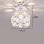 LED Kristall Koridori Lamp Koridori R&otilde;du Laevalgusti P&otilde;hjamaade Stiilis Isikup&auml;rane Loov V&auml;ike L&uuml;hter Sissep&auml;&auml;su Lambid No bulb