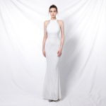 Banketi elegantne pikk litriga kalasaba &otilde;htukleit S valge