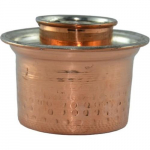 Embossed copper tray