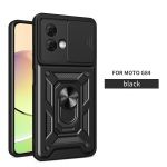 MotoG84 5G &uuml;mbrise jaoks Magnetiline autohoidja r&otilde;ngastelefoni &uuml;mbris Motorola Moto G84 G 84 5G liugkaamera armor p&otilde;rutuskindel tagakaas For Moto G84 5G sinine