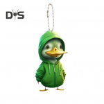 Hoodie pardi akr&uuml;&uuml;list rippuv kaunistus Kodu siseruumides j&otilde;ulupuu auto tahavaatepeegel 2D lame pardi rippuv ornament Multifilm loomade ripats Duck