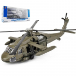 1/64 UH-60 Hawk Kasutushelikopter Sulamist Lennukimudel Simulatsioon Metallist Lendav Mudel M&auml;nguasi Heli ja Valgus Laste Kingitus roheline