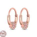 V&auml;rvilised tsirkoonist ehted, topeltr&otilde;ngad, 925 h&otilde;bedased s&auml;delevad k&otilde;rvar&otilde;ngad, pulmakink kihlumise aastap&auml;evaks