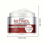 Retinol Collagen Complex p&auml;eva- ja &ouml;&ouml;kreem h&uuml;aluroonhappe, s&uuml;gavniisutava pinguldava naha ja kortsudevastase igap&auml;evaseks n&auml;onahahoolduseks 30g