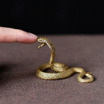 Vanaaegne vaskmadu kaunistused Tee Lemmikloom Antiikloom Boa Kujukesed K&auml;&auml;bikud Kodukaunistused Aksessuaarid 1pcs