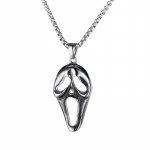 Titaanterasest meeste kaelakee daami kaelakee pealuu mask Fashion punk roostevabast terasest kaelakee h&otilde;be