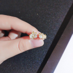 Leaf Stud K&otilde;rvar&otilde;ngad Naiste Lihtne Atmosf&auml;&auml;r Ins Ni&scaron;i Disain Leht K&otilde;rvar&otilde;ngad V&auml;lismaa gaasi k&otilde;rvar&otilde;ngad